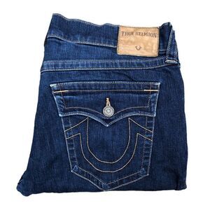 Vintage True Religion Jeans Size 38 RICKY FLAP T Blue